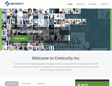 Tablet Screenshot of cnetcurity.com